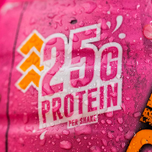 Strawberries and Cream Protein Shake